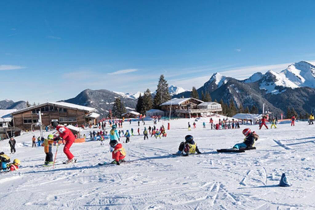 Le Relai S34 - Grand Et Lumineux Studio Avec Coin Montagne 4-6 Pers Avec Wifi, 50M Des Pistes, Grand Balcon Expose Sud, Draps Non Compris Saint-Jean-dʼAulps 外观 照片