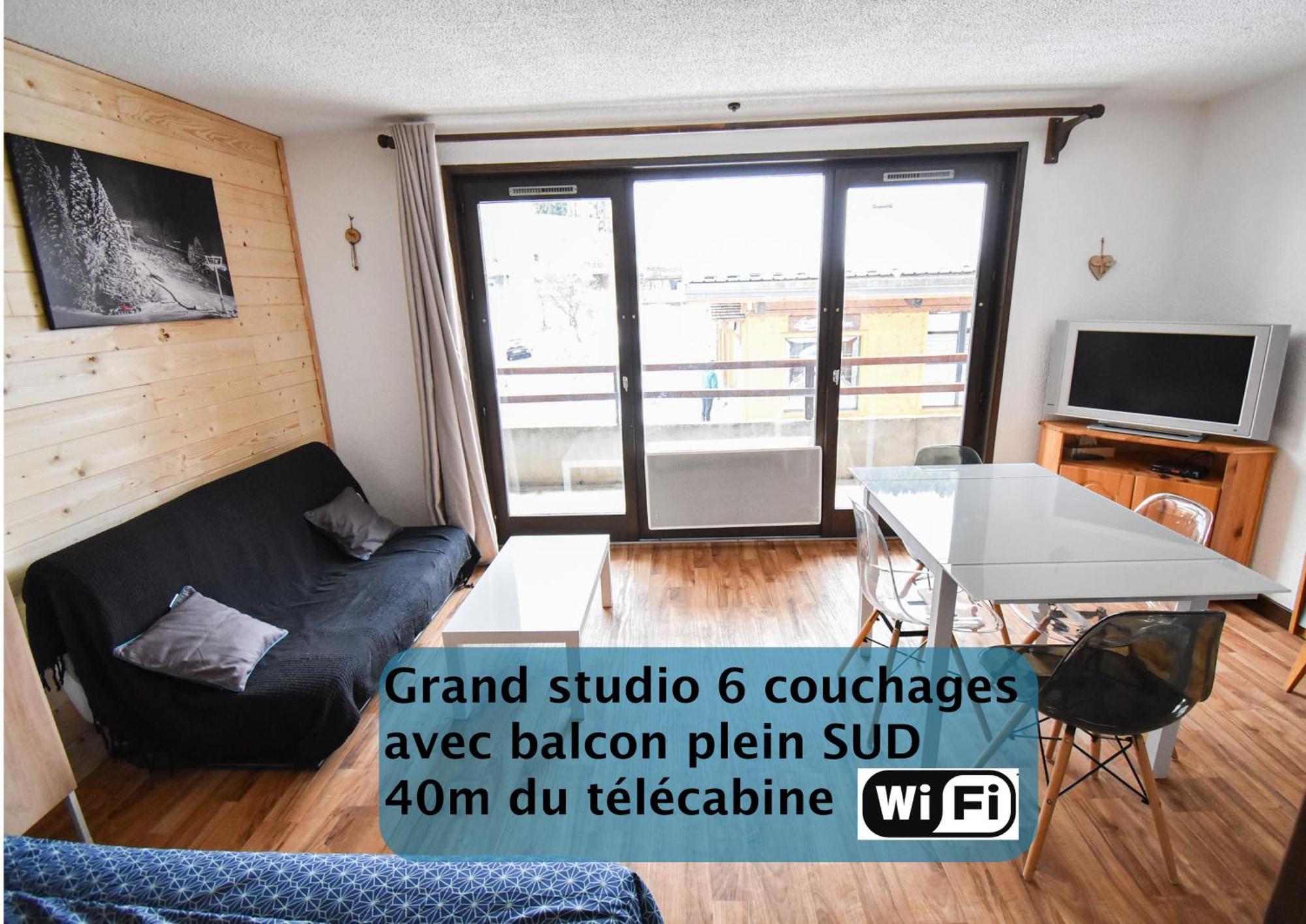 Le Relai S34 - Grand Et Lumineux Studio Avec Coin Montagne 4-6 Pers Avec Wifi, 50M Des Pistes, Grand Balcon Expose Sud, Draps Non Compris Saint-Jean-dʼAulps 外观 照片